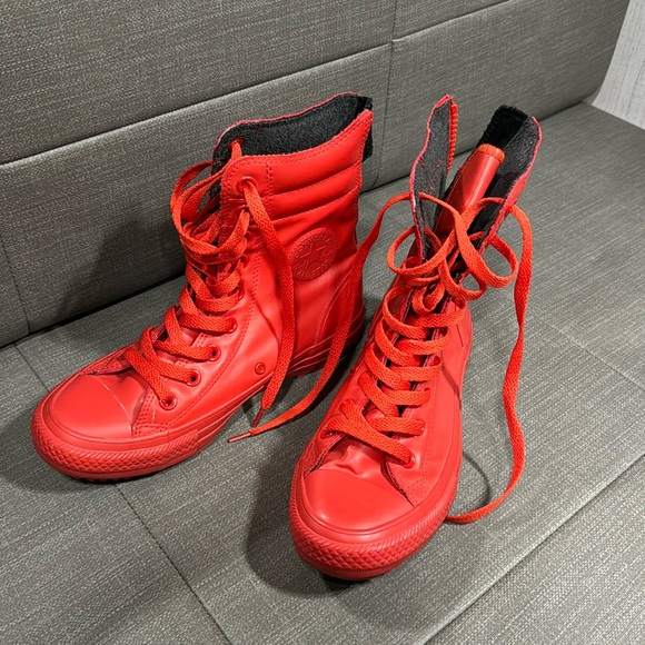 Converse Shoes - Red High Top Converse